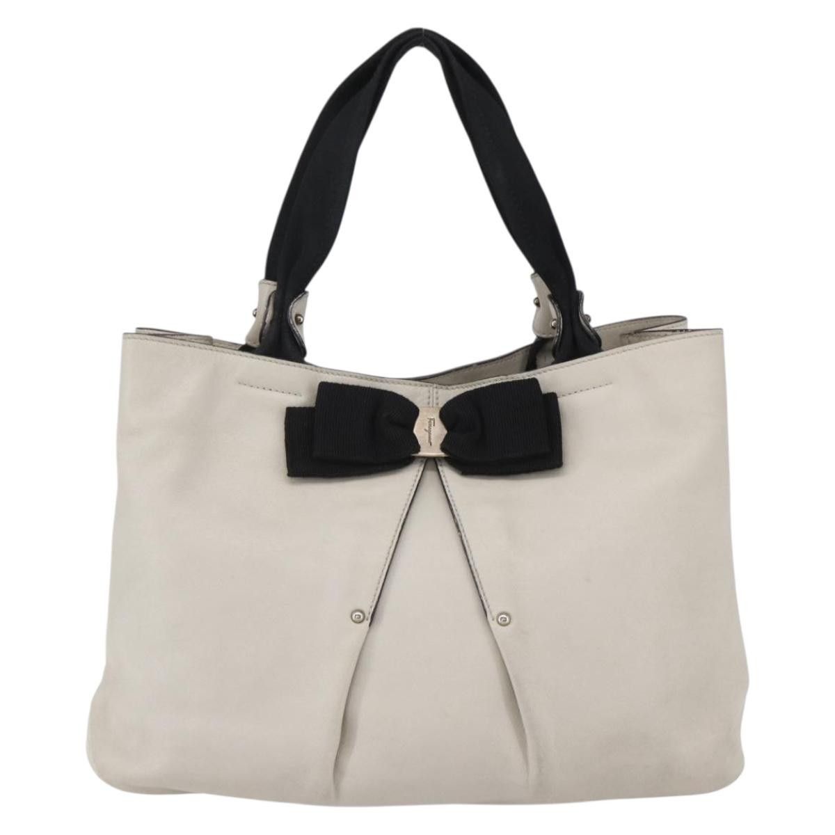 Salvatore Ferragamo Salvatore Ferragamo Vala Handbag Leather Size ONE SIZE - 18 Thumbnail