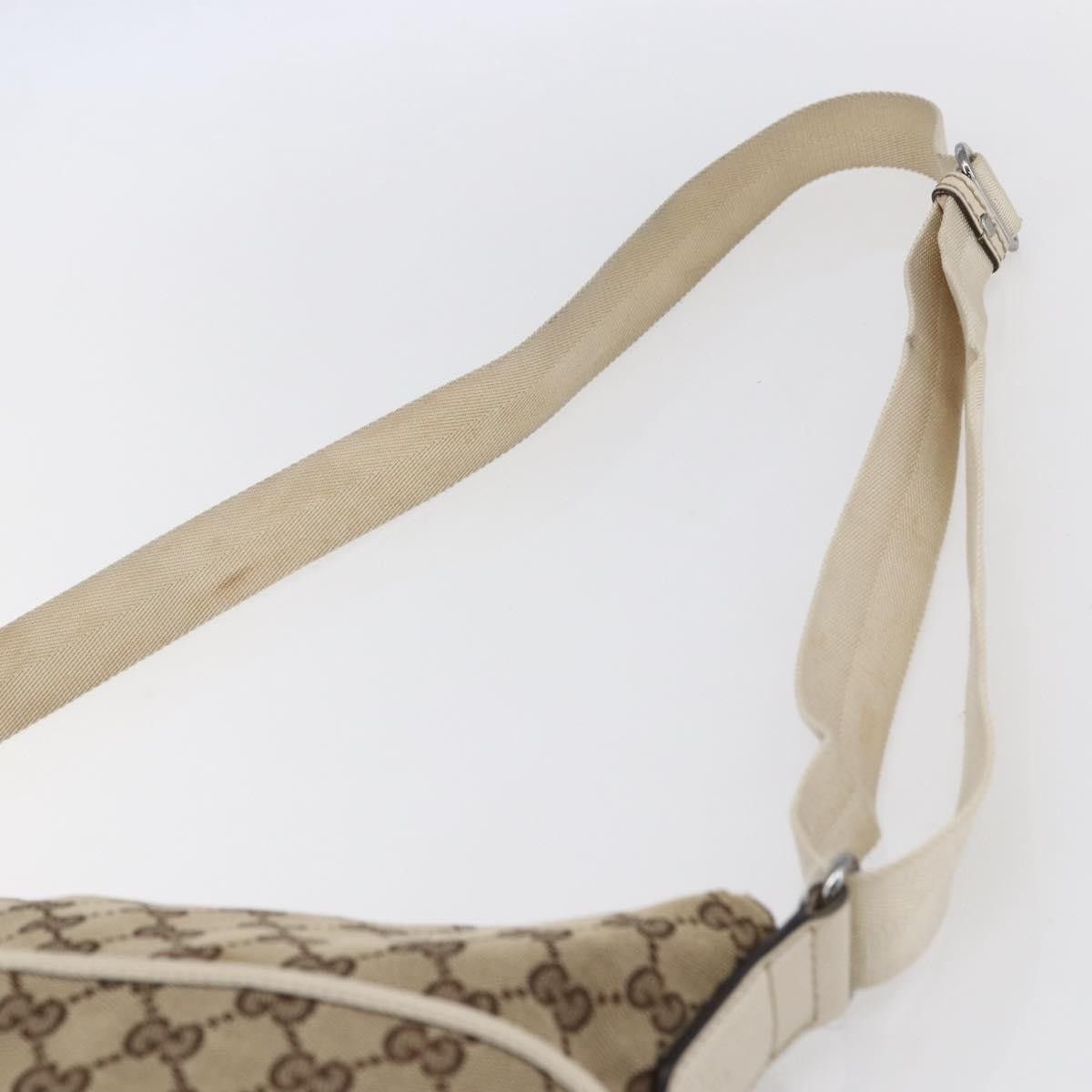 Gucci Gucci Zip Messenger GG Canvas with Perforated Leather Size ONE SIZE - 16 Thumbnail