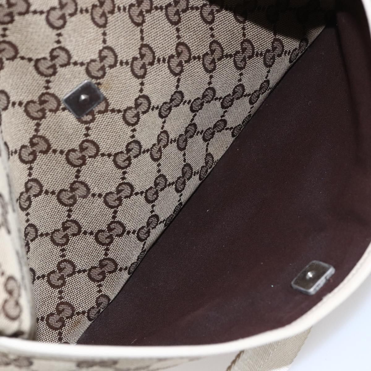Gucci Gucci Zip Messenger GG Canvas with Perforated Leather Size ONE SIZE - 23 Thumbnail