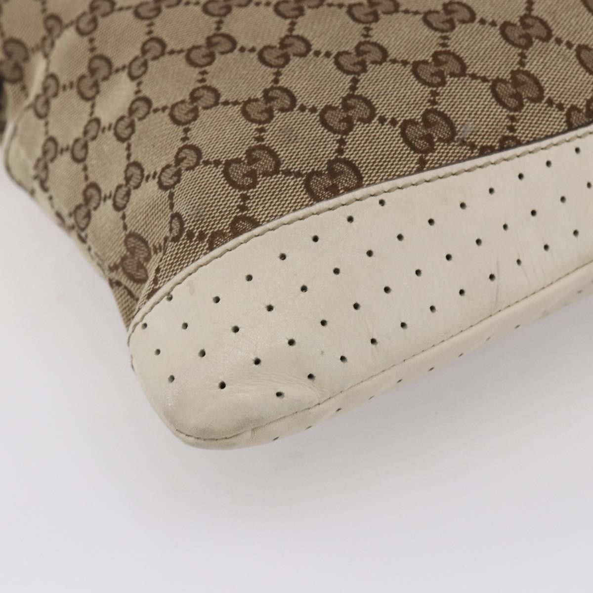 Gucci Gucci Zip Messenger GG Canvas with Perforated Leather Size ONE SIZE - 12 Thumbnail