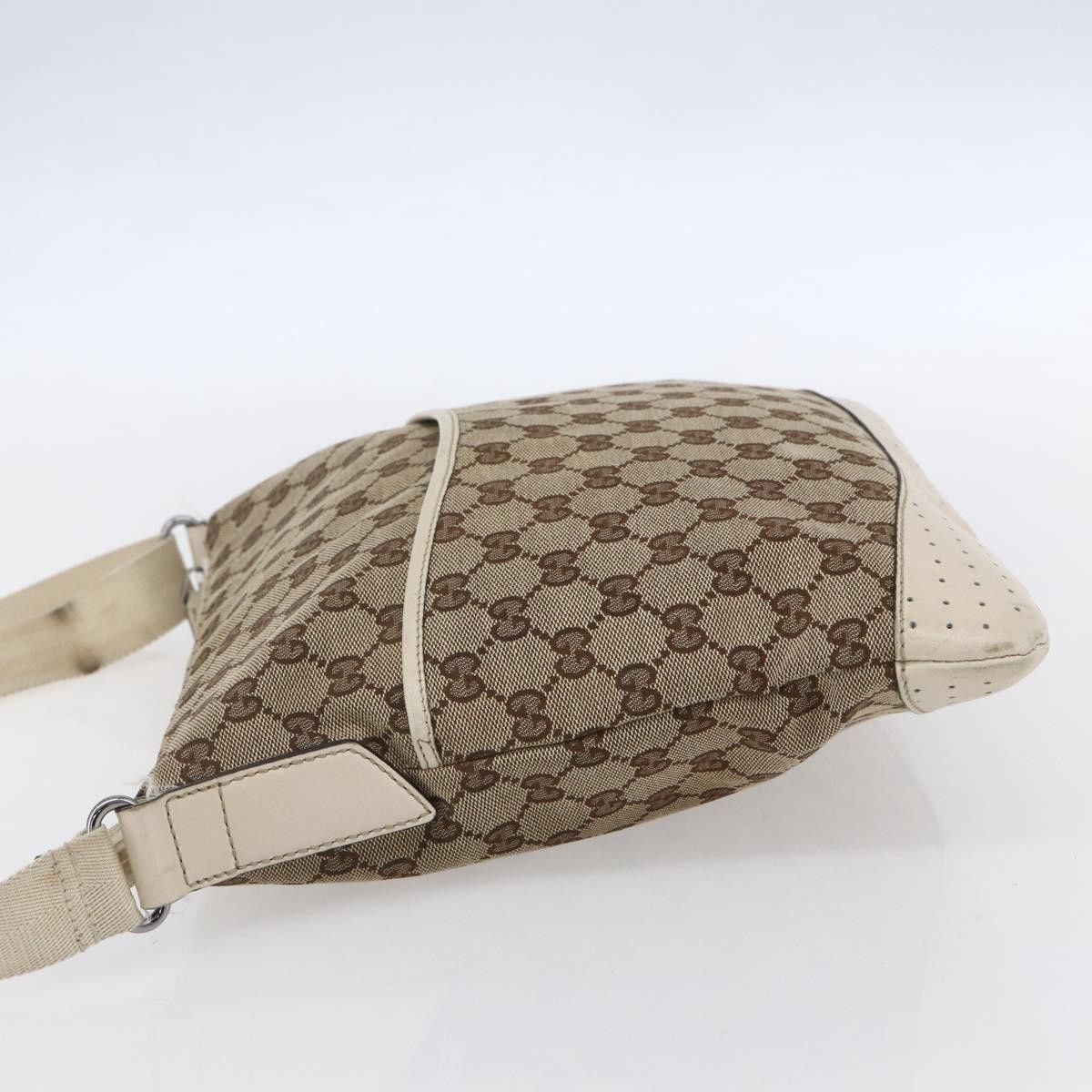 Gucci Gucci Zip Messenger GG Canvas with Perforated Leather Size ONE SIZE - 3 Thumbnail