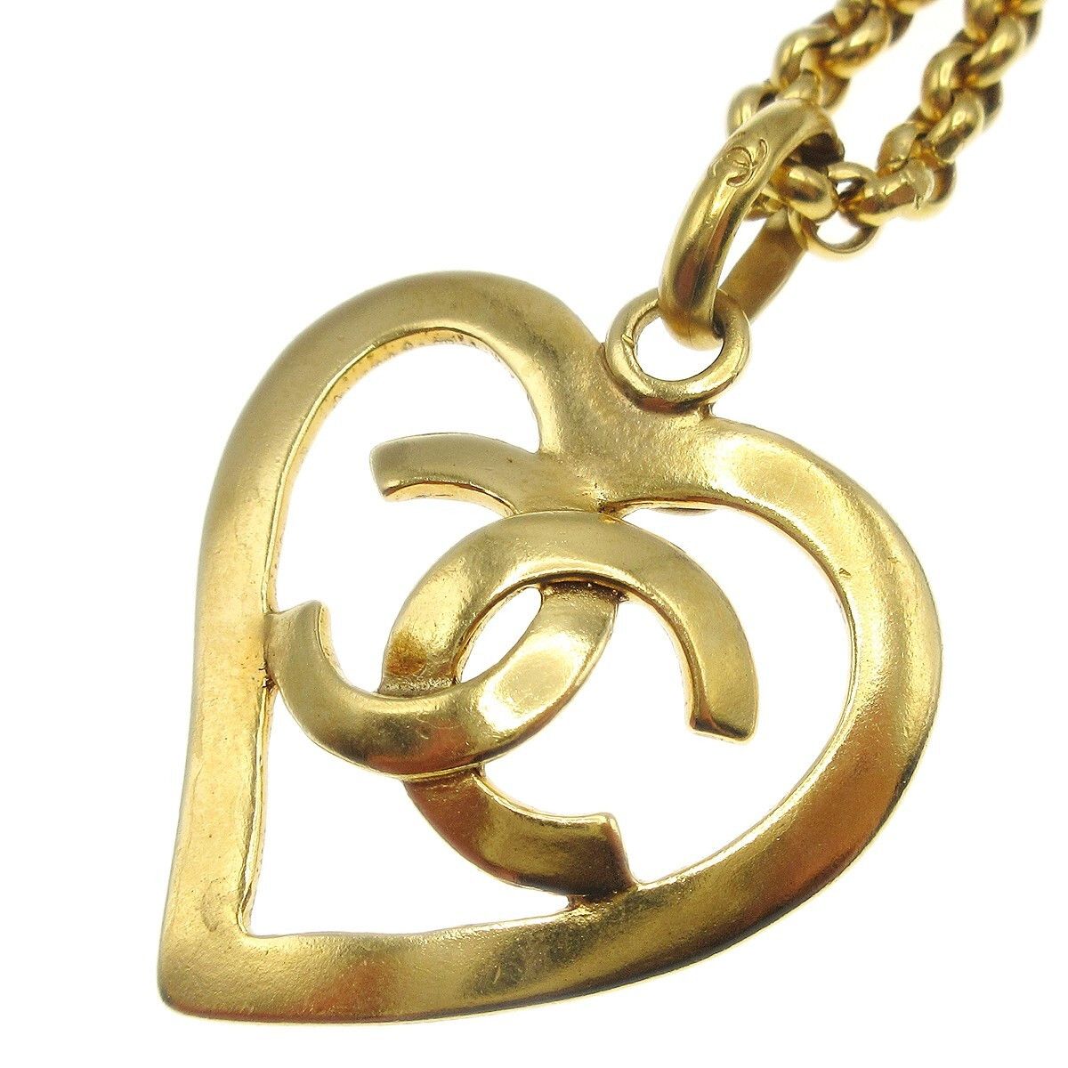 Chanel Chanel CC Heart Pendant Metal Size ONE SIZE - 4 Thumbnail