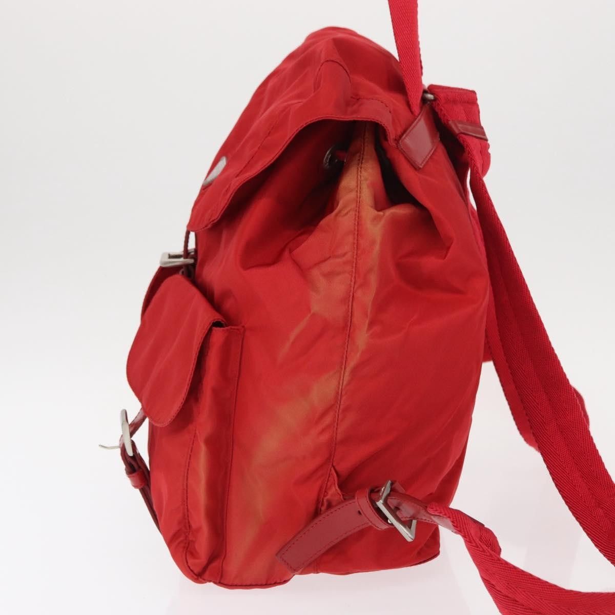 Prada Prada Double Front Pocket Backpack Tessuto Size ONE SIZE - 3 Thumbnail
