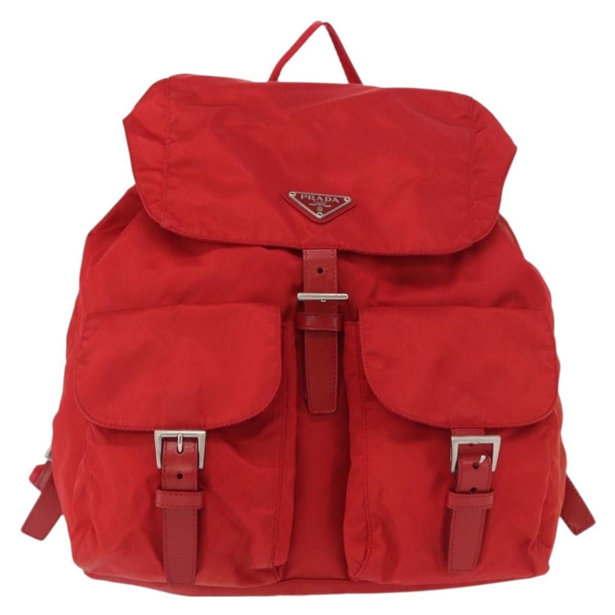 Prada Prada Double Front Pocket Backpack Tessuto Size ONE SIZE - 22 Thumbnail