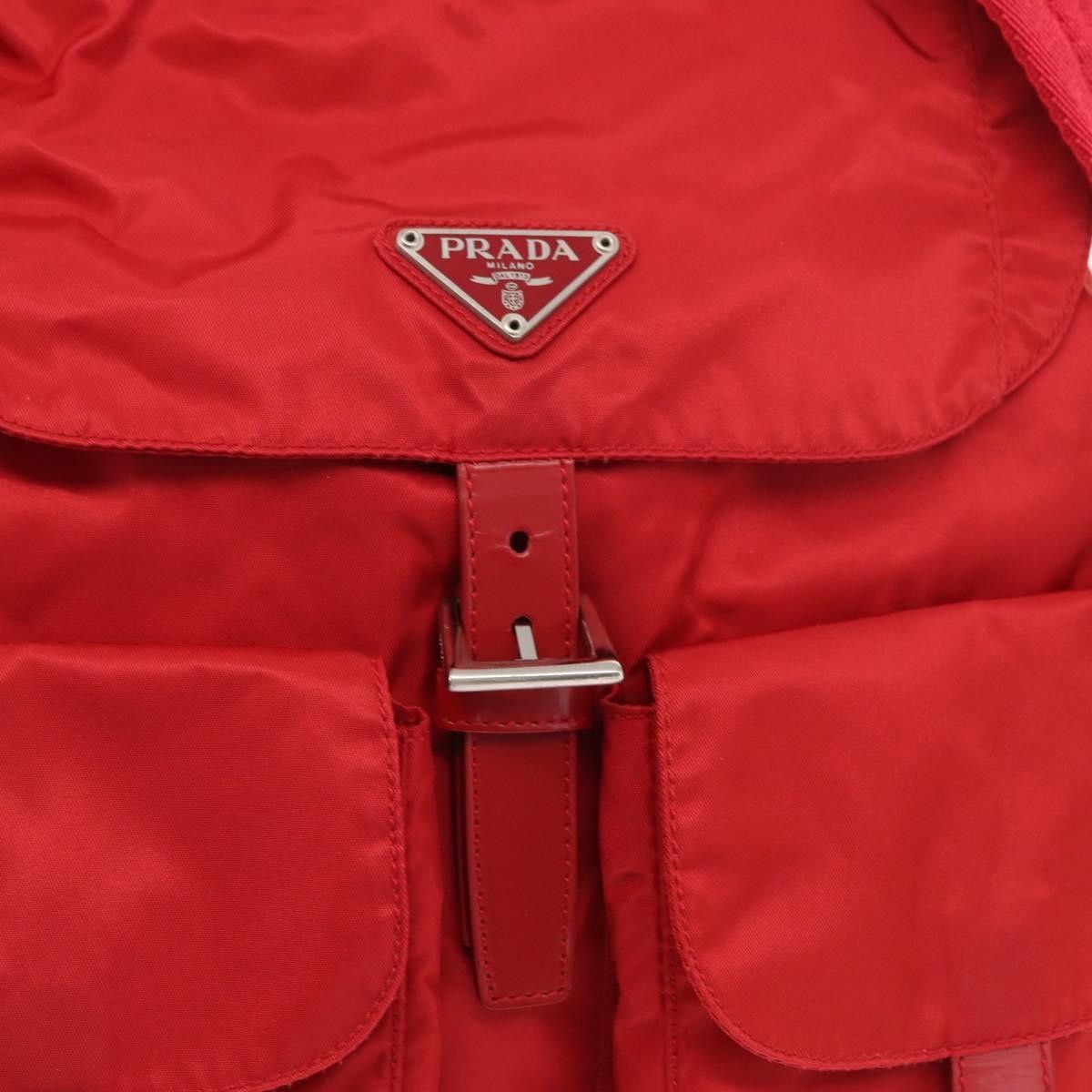 Prada Prada Double Front Pocket Backpack Tessuto Size ONE SIZE - 13 Thumbnail