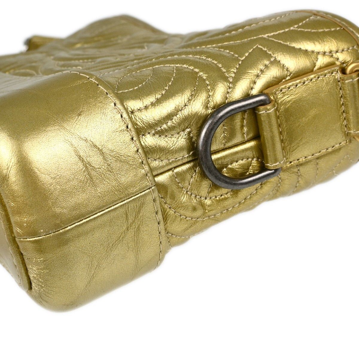 Chanel Chanel Gabrielle Hobo Quilted Metallic Aged Calfskin Size ONE SIZE - 8 Thumbnail