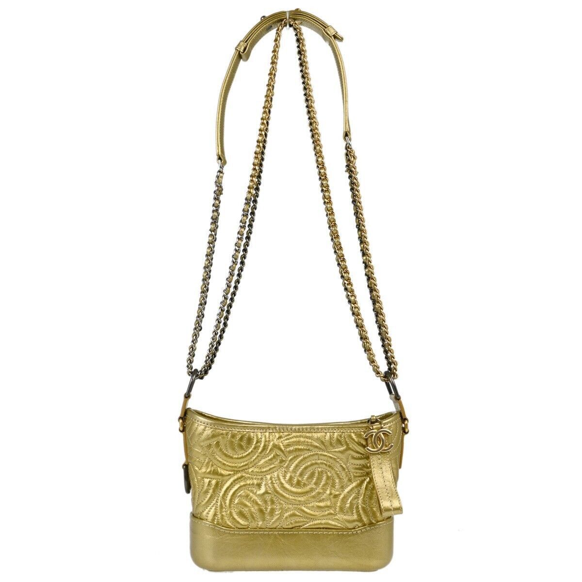 Chanel Chanel Gabrielle Hobo Quilted Metallic Aged Calfskin Size ONE SIZE - 2 Thumbnail