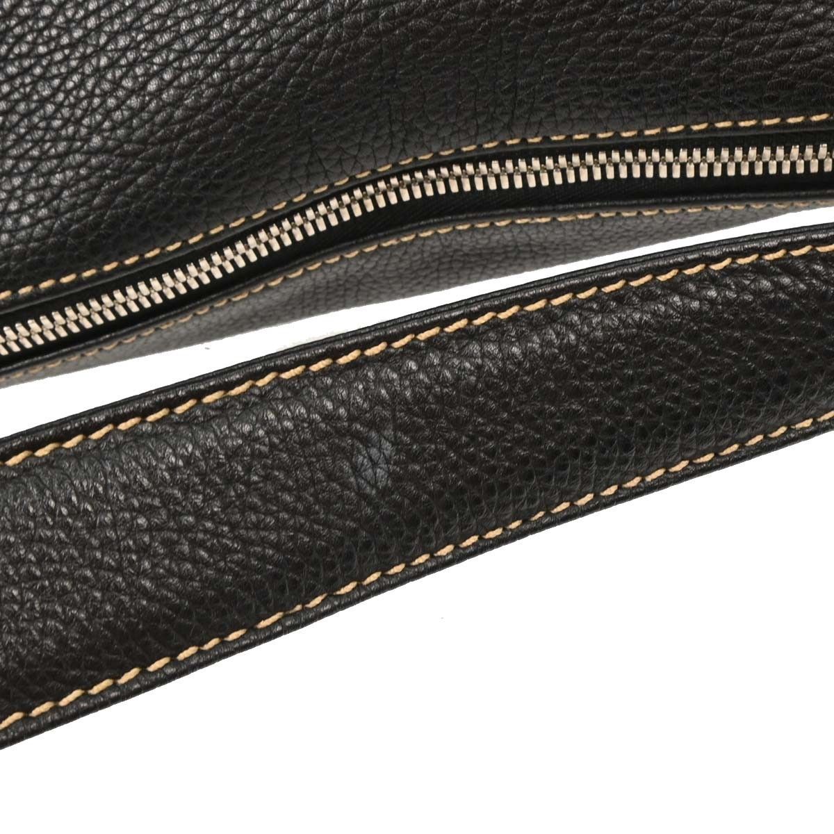 Chanel Chanel Lax Front Zip Bag Pebbled Leather Size ONE SIZE - 9 Thumbnail