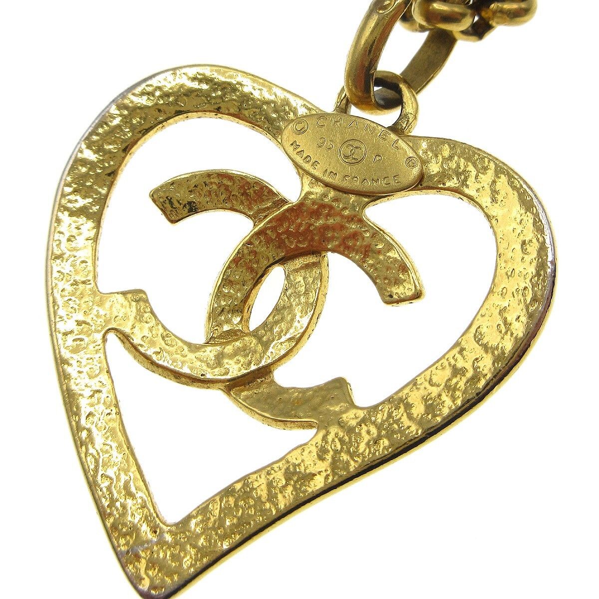 Chanel Chanel CC Heart Pendant Metal Size ONE SIZE - 3 Thumbnail