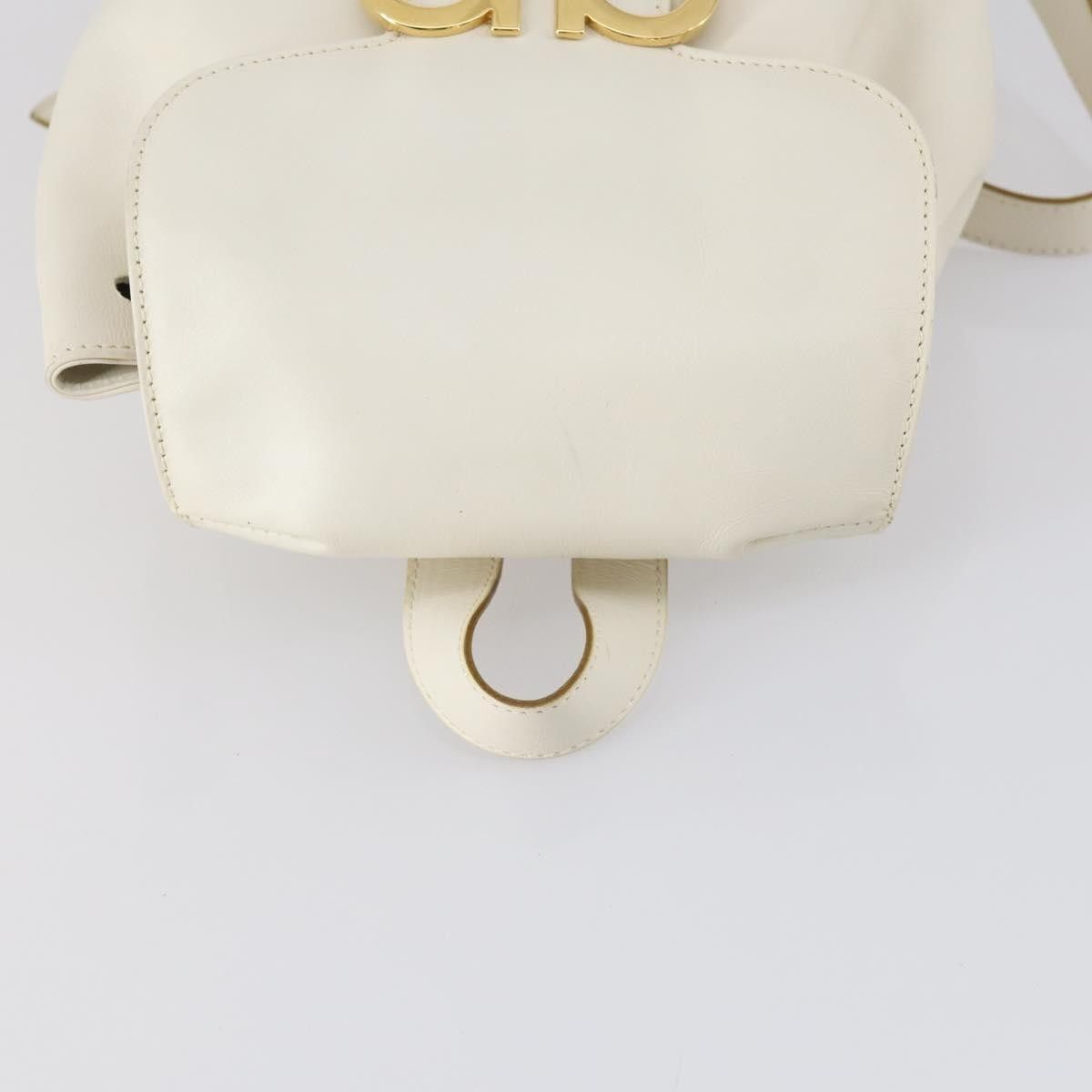 Salvatore Ferragamo Salvatore Ferragamo Gancini Backpack Leather Size ONE SIZE - 12 Thumbnail