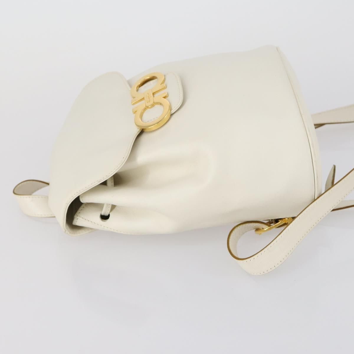 Salvatore Ferragamo Salvatore Ferragamo Gancini Backpack Leather Size ONE SIZE - 4 Thumbnail