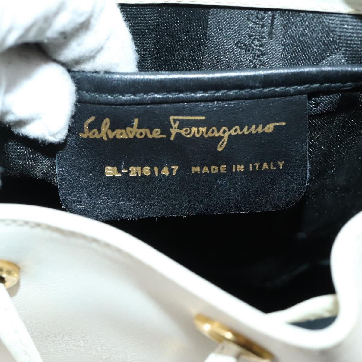 Salvatore Ferragamo Salvatore Ferragamo Gancini Backpack Leather Size ONE SIZE - 6 Thumbnail