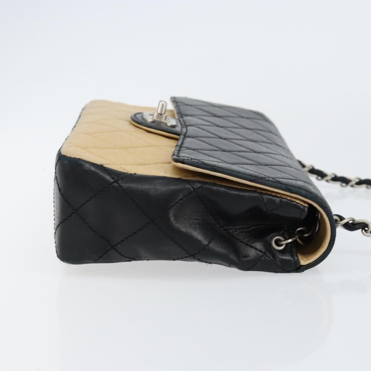 Chanel Chanel Vintage Square CC Flap Bag Quilted Lambskin Size ONE SIZE - 3 Thumbnail
