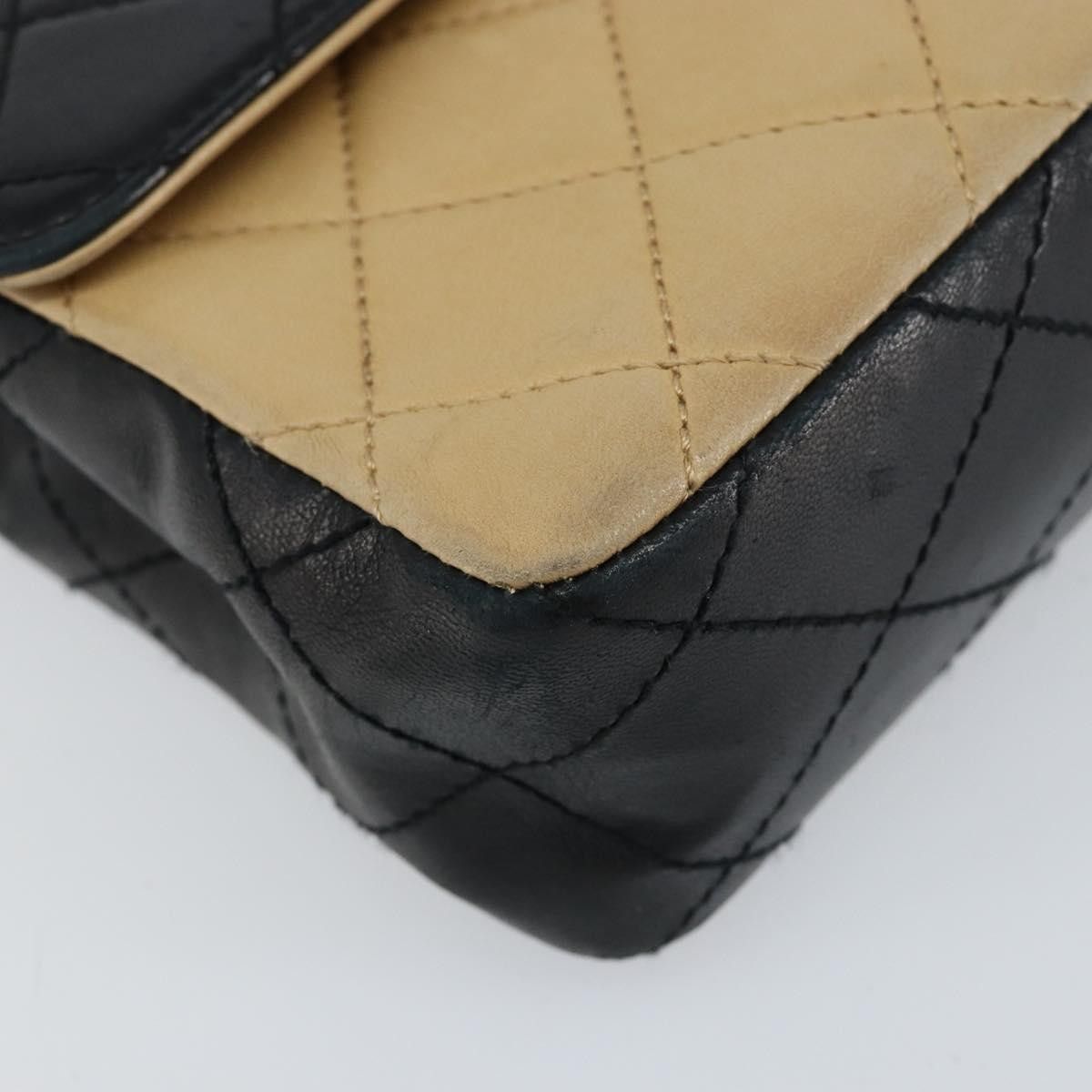 Chanel Chanel Vintage Square CC Flap Bag Quilted Lambskin Size ONE SIZE - 12 Thumbnail