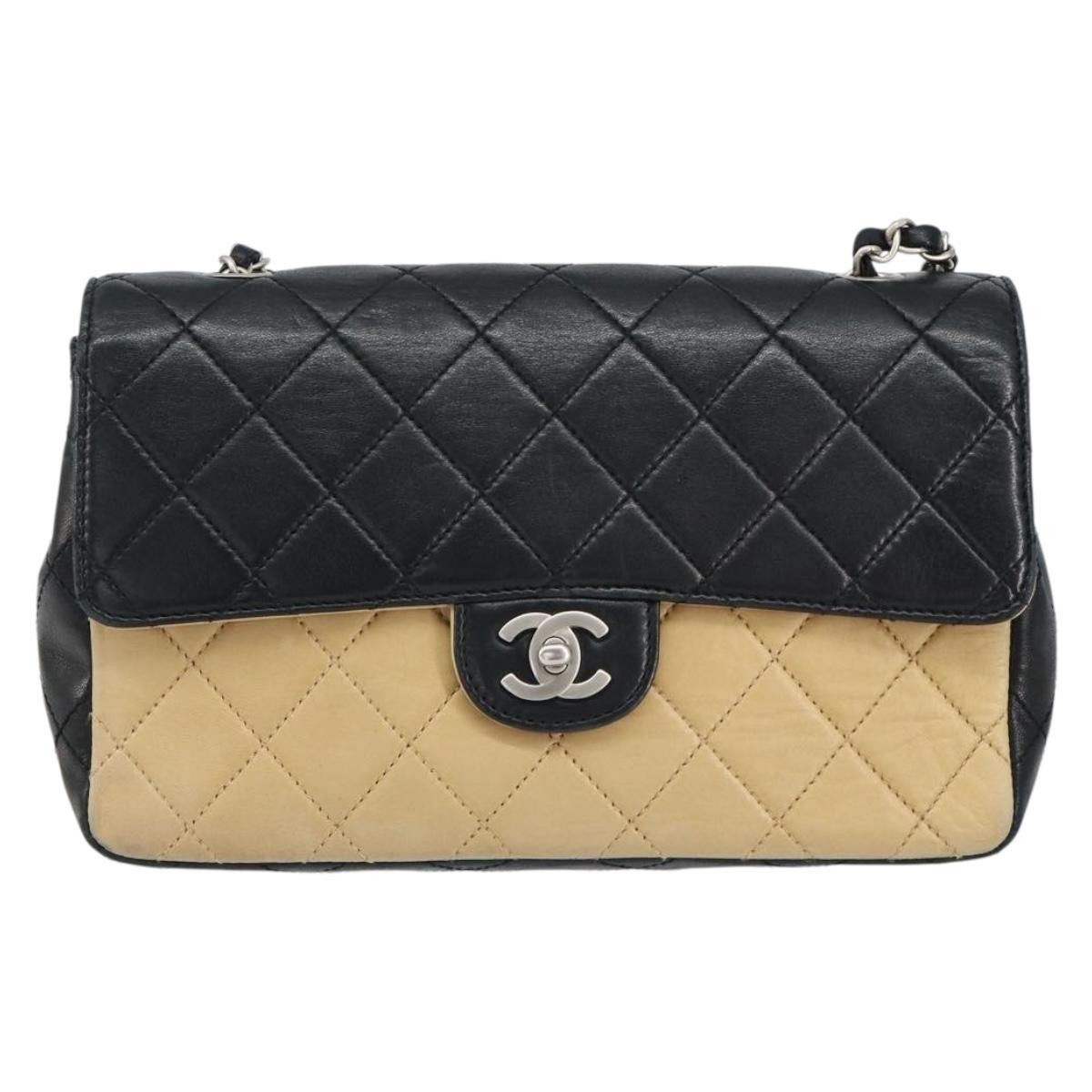 Chanel Chanel Vintage Square CC Flap Bag Quilted Lambskin Size ONE SIZE - 19 Thumbnail