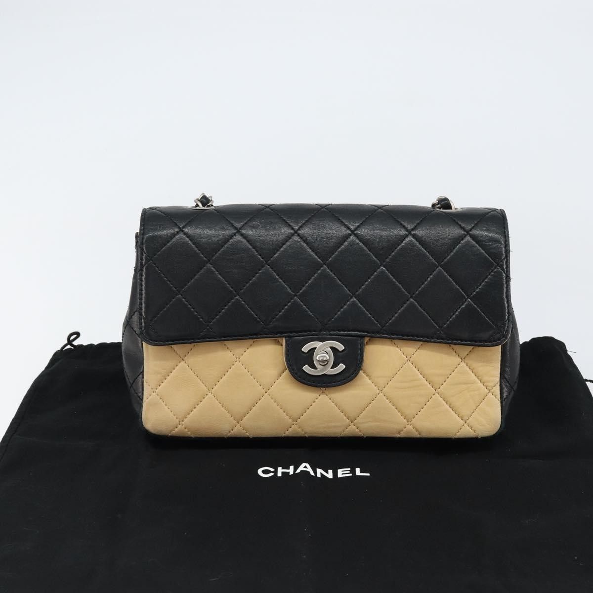 Chanel Chanel Vintage Square CC Flap Bag Quilted Lambskin Size ONE SIZE - 14 Thumbnail