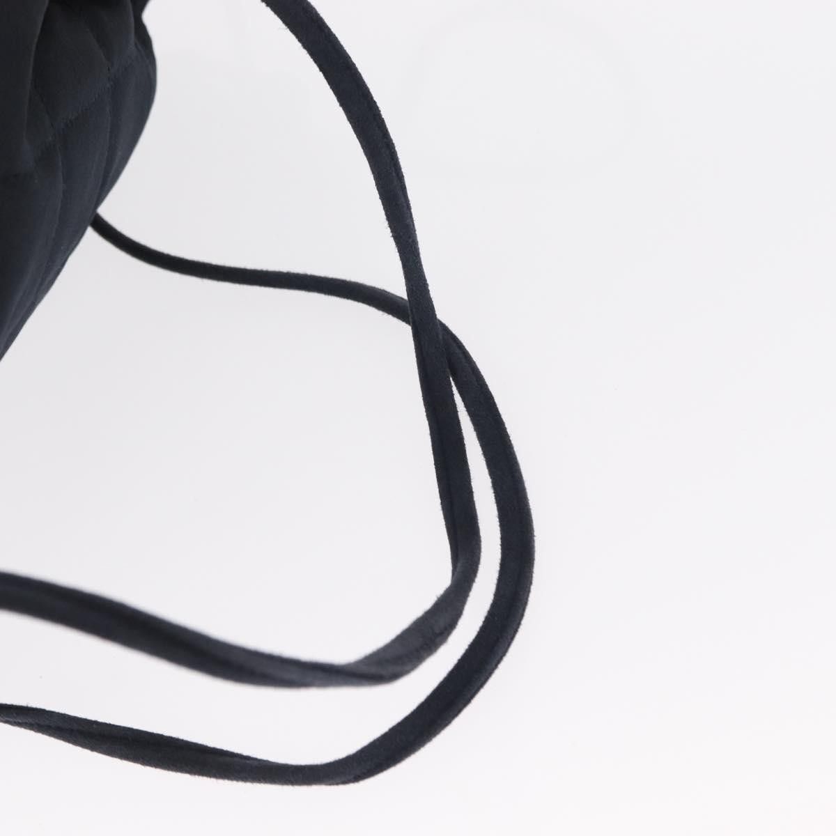 Chanel Chanel Vintage Drawstring Backpack Quilted Satin with Suede Size ONE SIZE - 16 Thumbnail