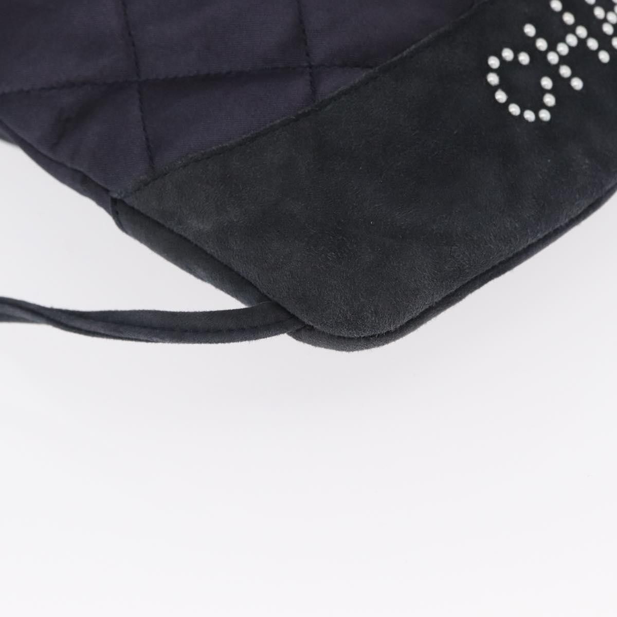 Chanel Chanel Vintage Drawstring Backpack Quilted Satin with Suede Size ONE SIZE - 12 Thumbnail