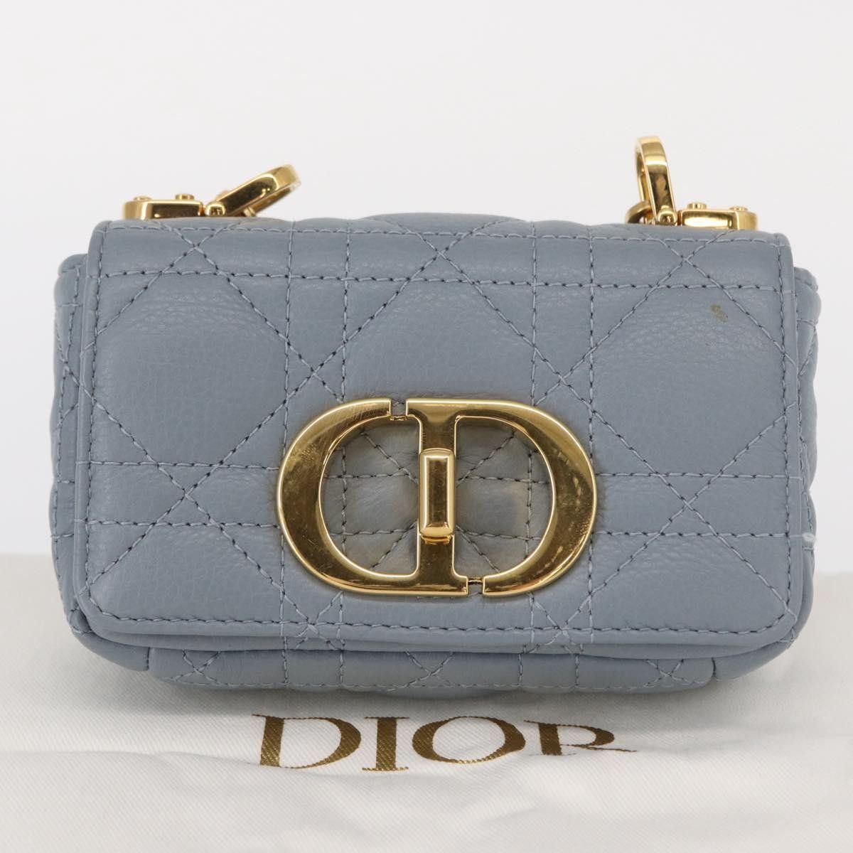 Dior Christian Dior Caro Cannage Quilt Calfskin Size ONE SIZE - 14 Thumbnail