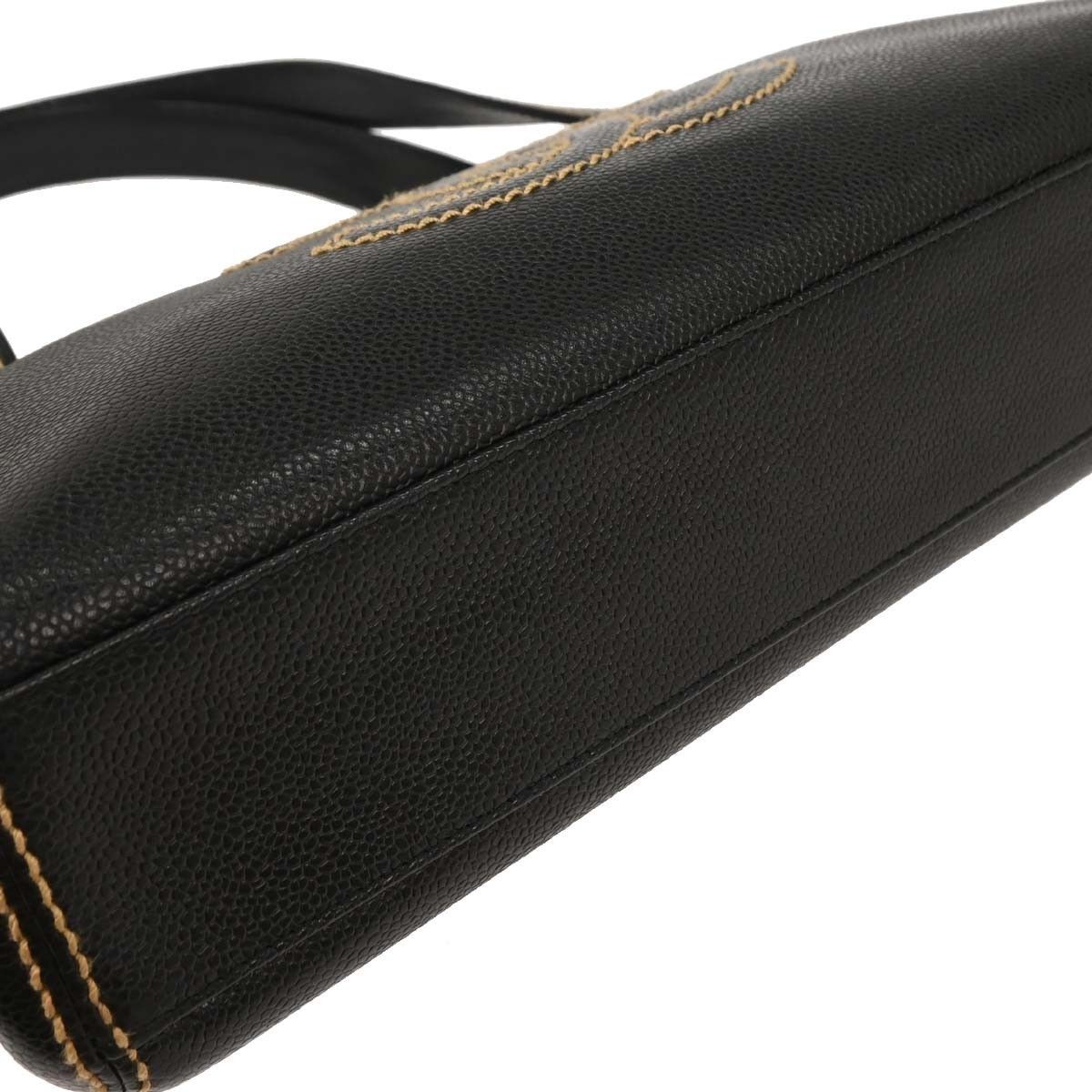 Chanel Chanel CC Stitch Zip Shoulder Bag Caviar Size ONE SIZE - 7 Thumbnail