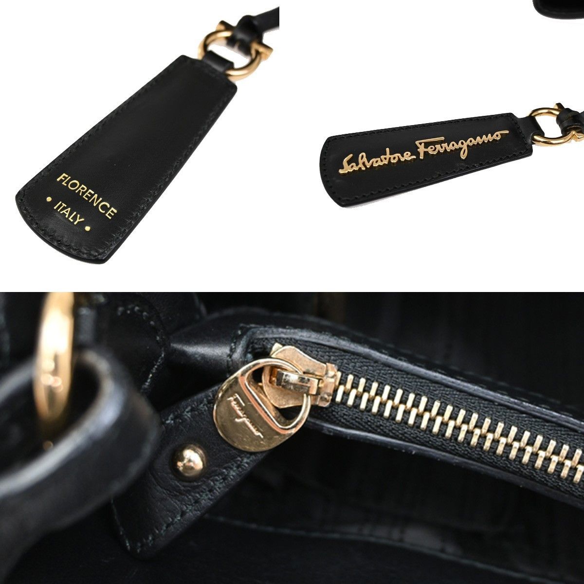 Salvatore Ferragamo Salvatore Ferragamo Gancini Tote Leather Size ONE SIZE - 9 Thumbnail