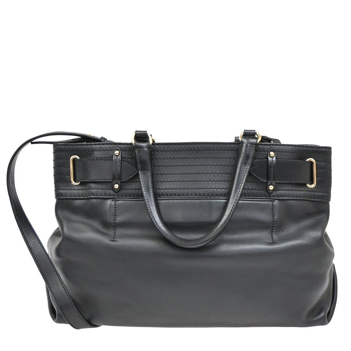 Salvatore Ferragamo Salvatore Ferragamo Gancini Tote Leather Size ONE SIZE - 2 Thumbnail