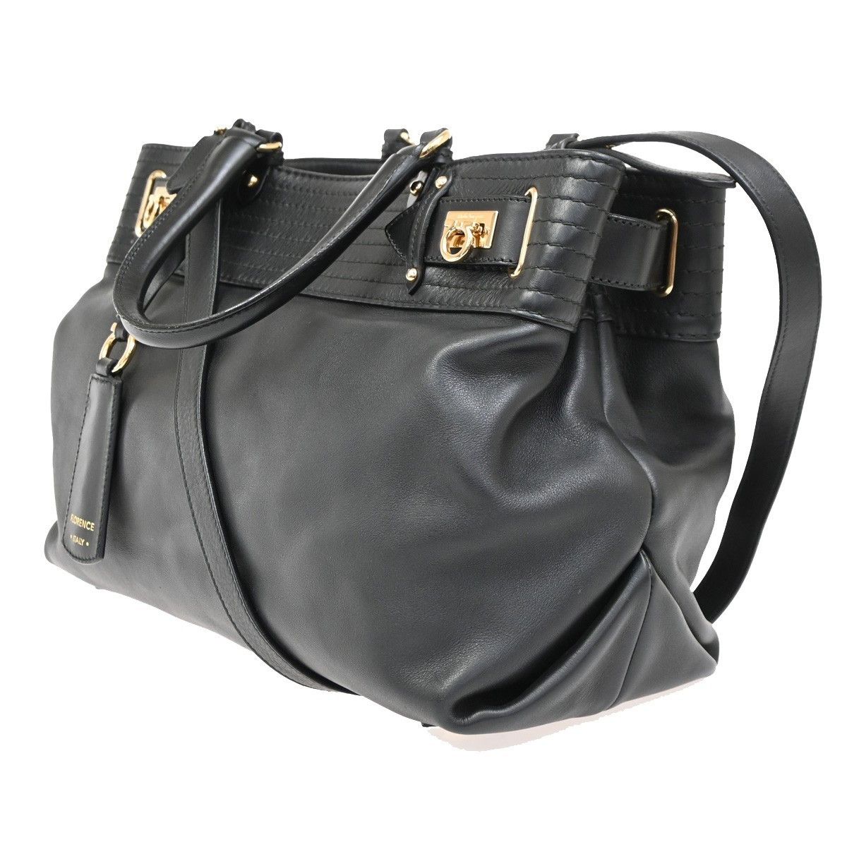Salvatore Ferragamo Salvatore Ferragamo Gancini Tote Leather Size ONE SIZE - 3 Thumbnail