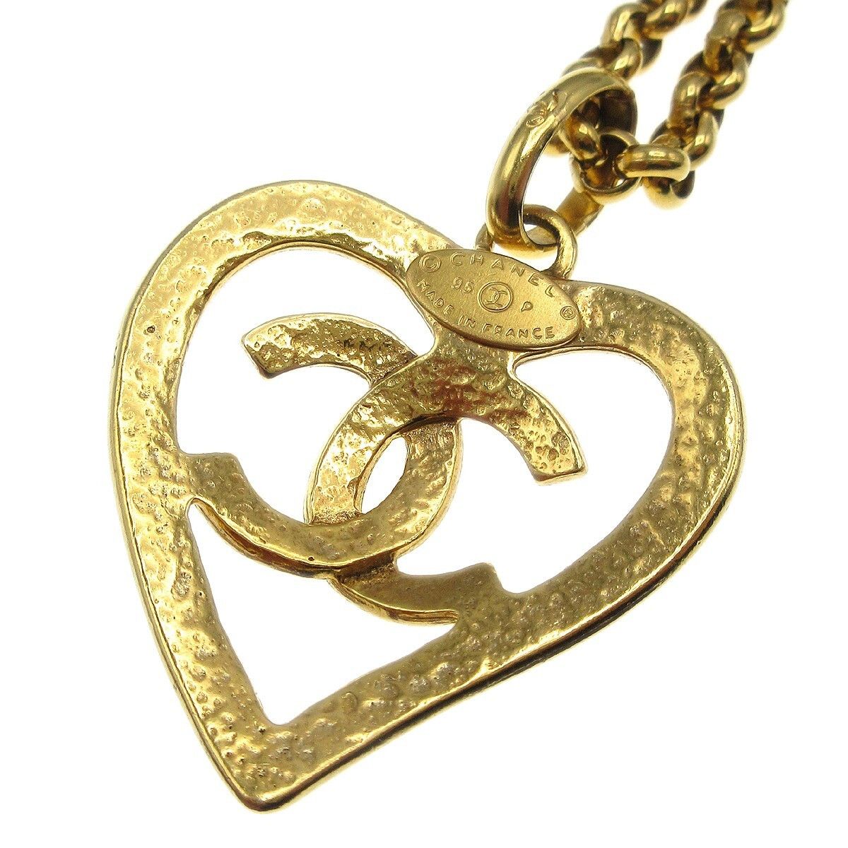 Chanel Chanel CC Heart Pendant Metal Size ONE SIZE - 3 Thumbnail