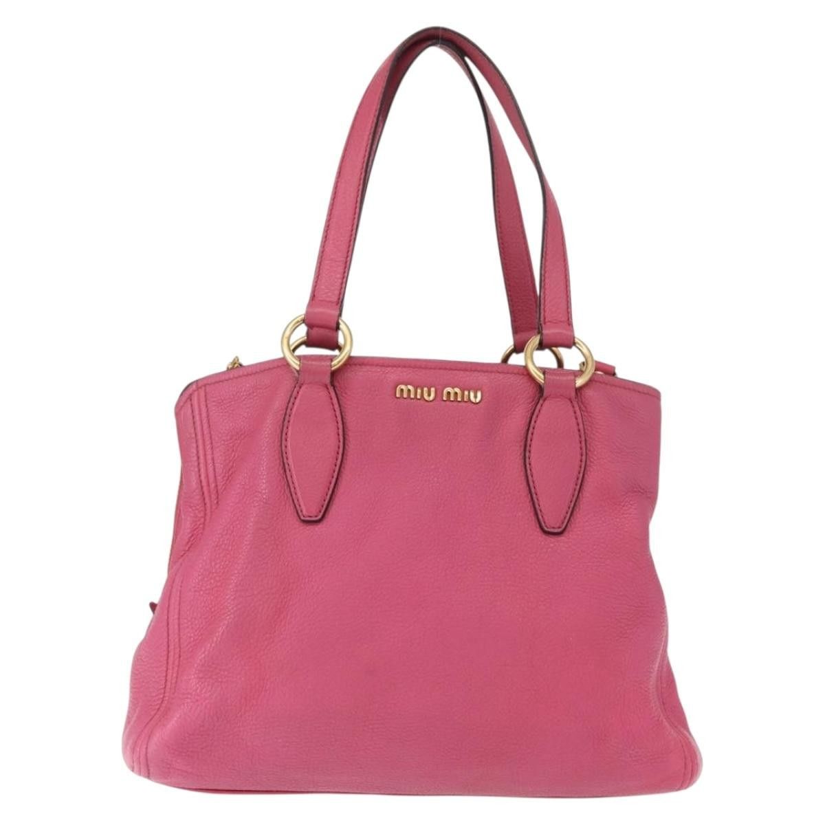 Miu Miu Miu Miu Phenix Convertible Tote Leather Size ONE SIZE - 16 Thumbnail