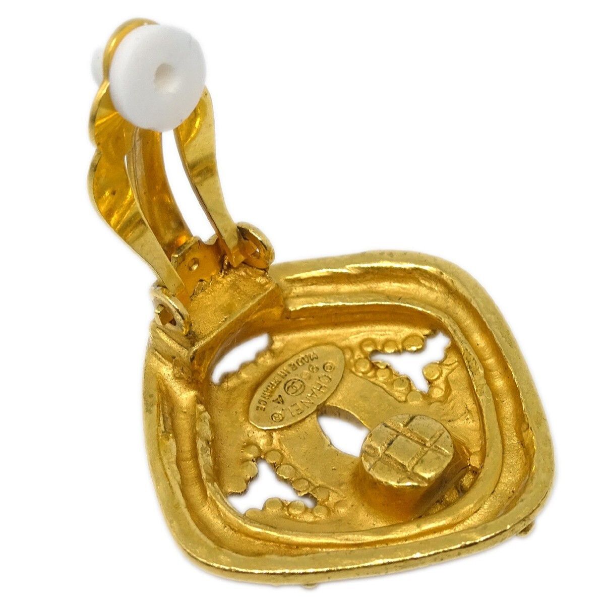Chanel Chanel CC Rhombus Clip-On Metal Size ONE SIZE - 4 Thumbnail