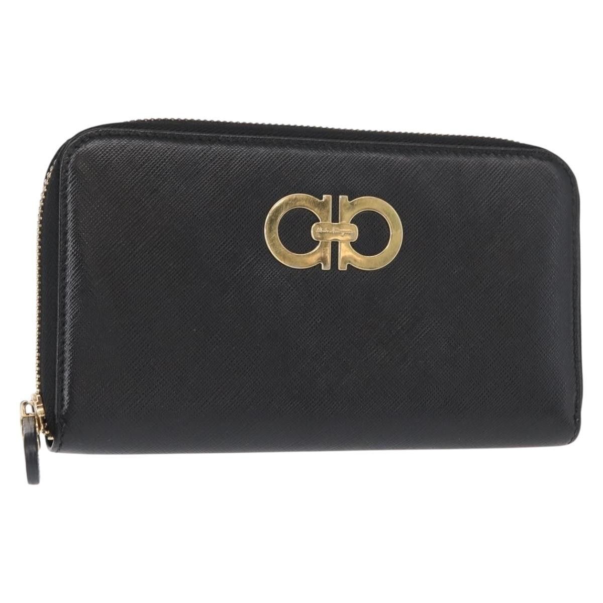 Salvatore Ferragamo Salvatore Ferragamo Gancini Bifold Wallet Quilted Leather Size ONE SIZE - 16 Thumbnail