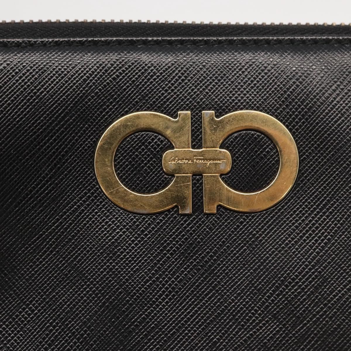 Salvatore Ferragamo Salvatore Ferragamo Gancini Bifold Wallet Quilted Leather Size ONE SIZE - 13 Thumbnail