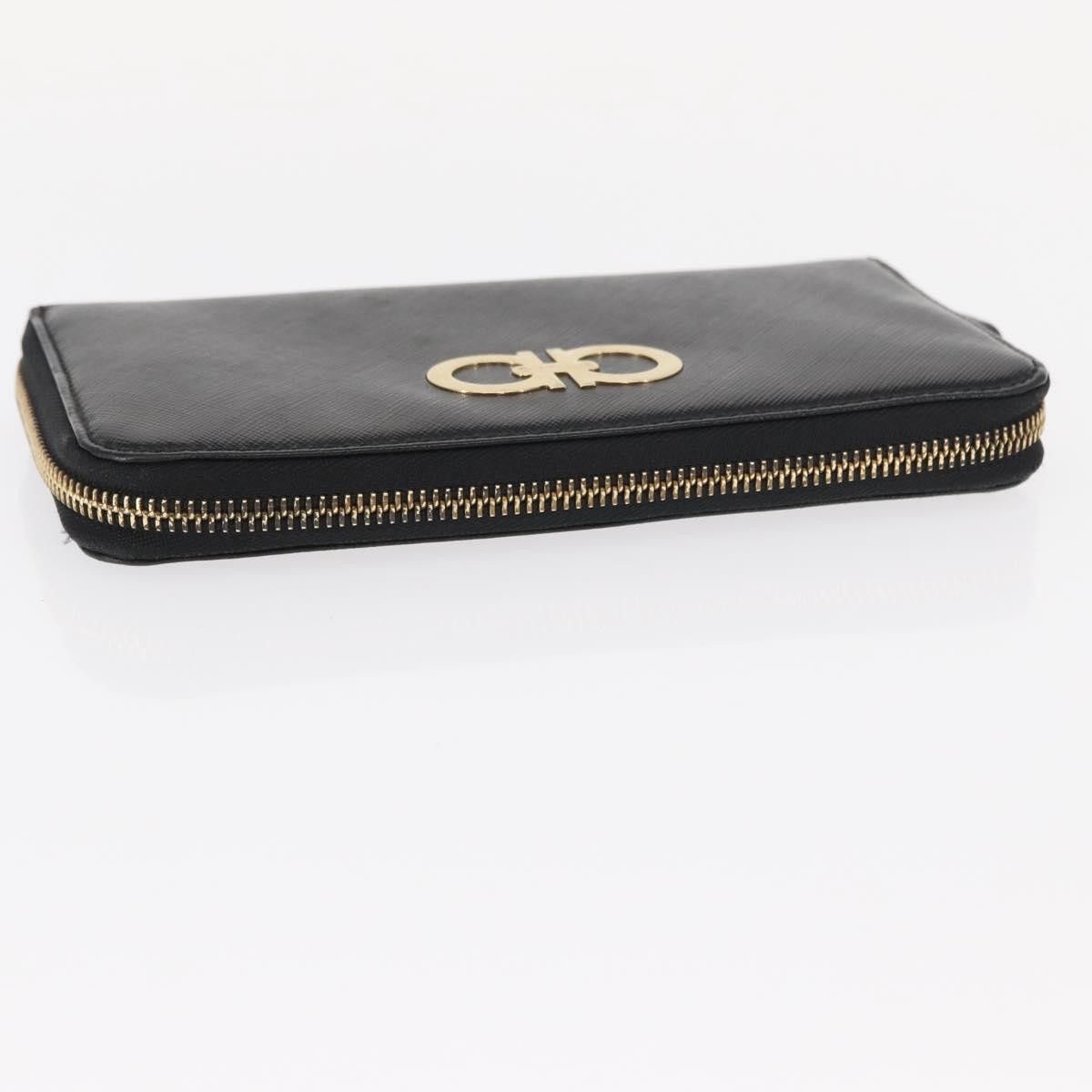 Salvatore Ferragamo Salvatore Ferragamo Gancini Bifold Wallet Quilted Leather Size ONE SIZE - 7 Thumbnail