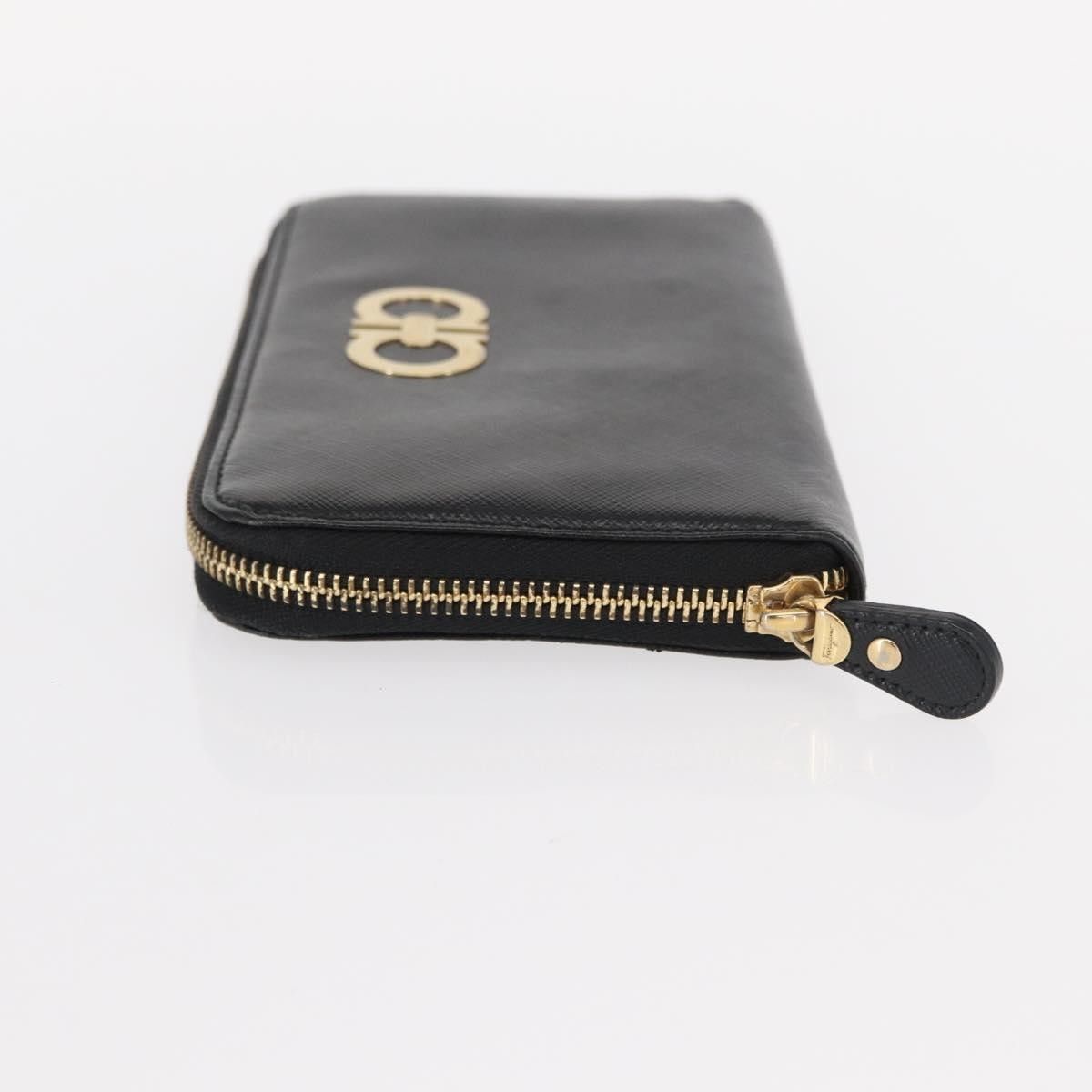 Salvatore Ferragamo Salvatore Ferragamo Gancini Bifold Wallet Quilted Leather Size ONE SIZE - 4 Thumbnail