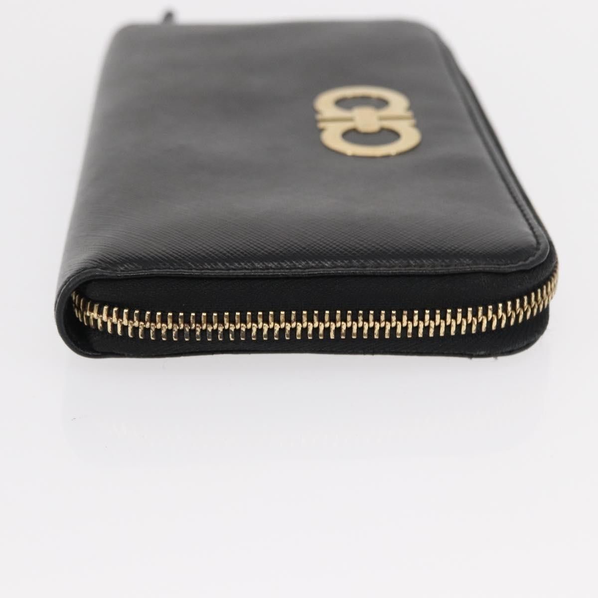 Salvatore Ferragamo Salvatore Ferragamo Gancini Bifold Wallet Quilted Leather Size ONE SIZE - 3 Thumbnail