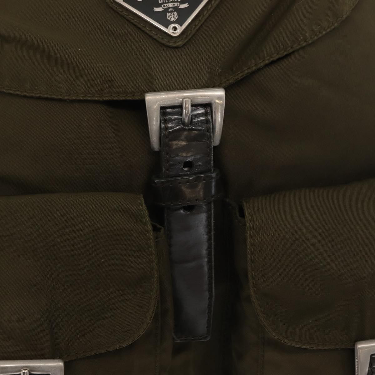 Prada Prada Double Front Pocket Backpack Tessuto Size ONE SIZE - 12 Thumbnail