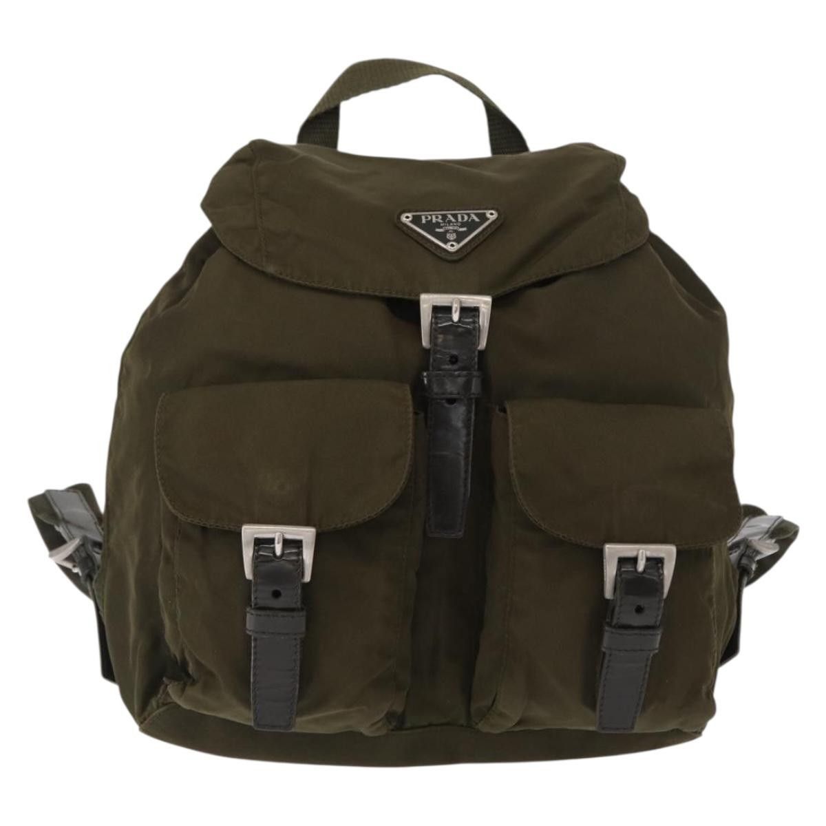 Prada Prada Double Front Pocket Backpack Tessuto Size ONE SIZE - 23 Thumbnail