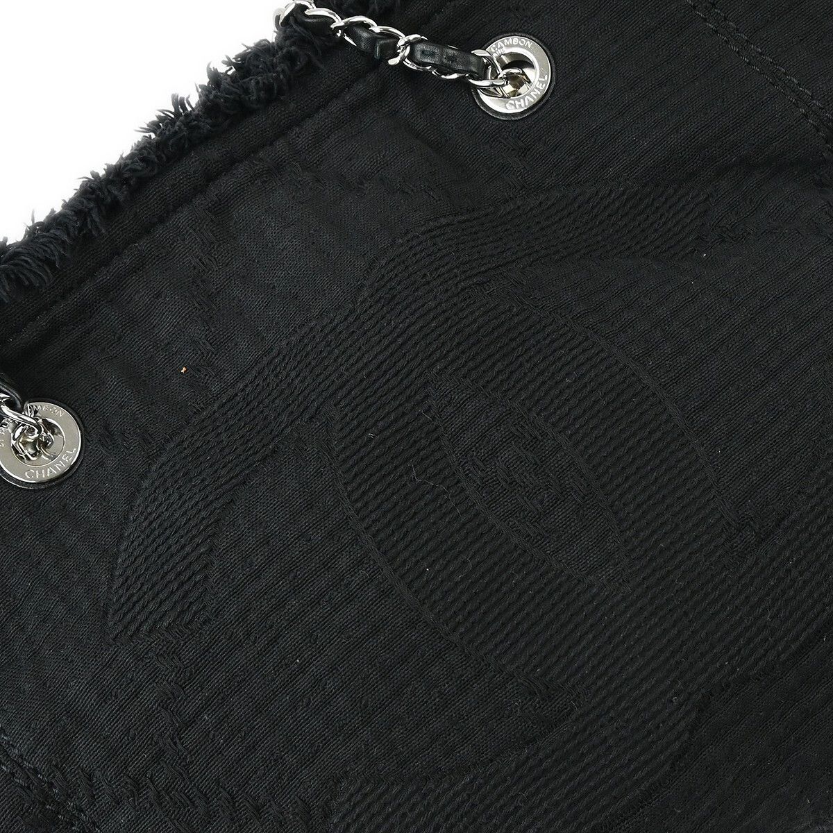 Chanel Chanel Double Face Deauville Tote Fringe Quilted Canvas Size ONE SIZE - 9 Thumbnail