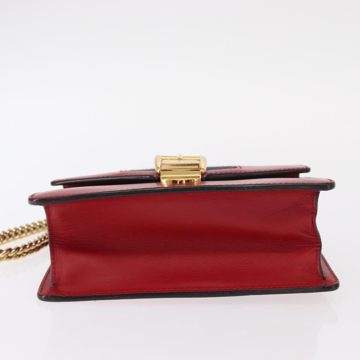Gucci Gucci Sylvie Chain Shoulder Bag Leather Size ONE SIZE - 20 Thumbnail