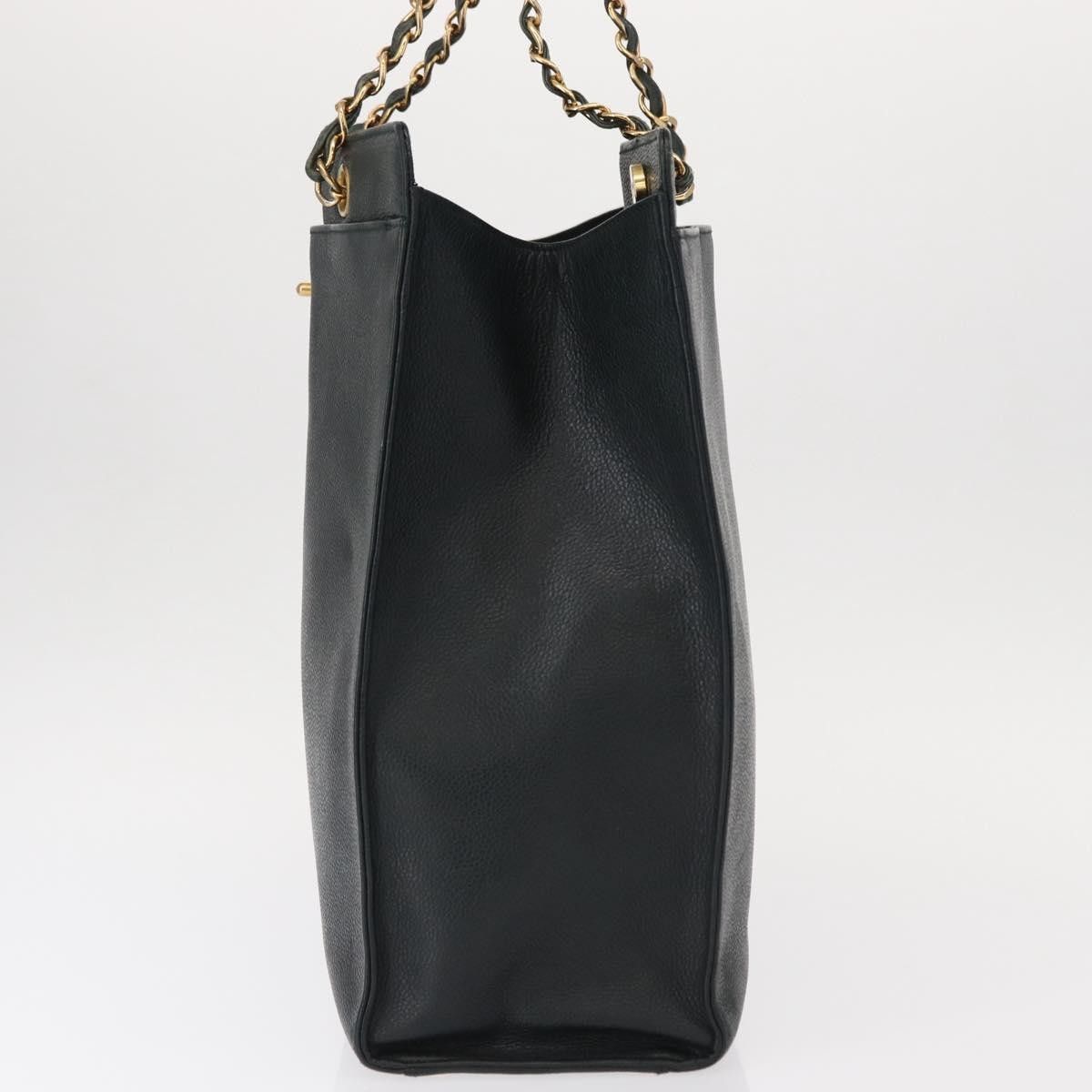 Chanel Chanel Vintage CC Lock Pocket Chain Tote Caviar Size ONE SIZE - 3 Thumbnail