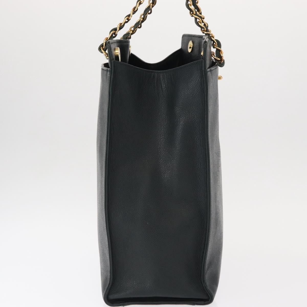 Chanel Chanel Vintage CC Lock Pocket Chain Tote Caviar Size ONE SIZE - 4 Thumbnail
