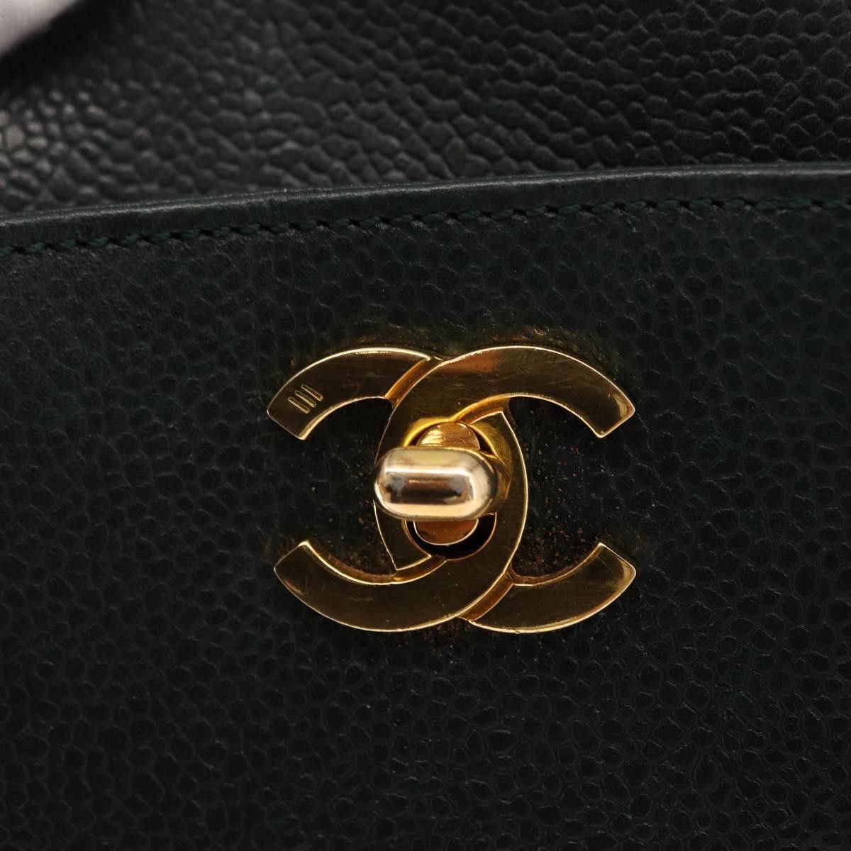 Chanel Chanel Vintage CC Lock Pocket Chain Tote Caviar Size ONE SIZE - 13 Thumbnail