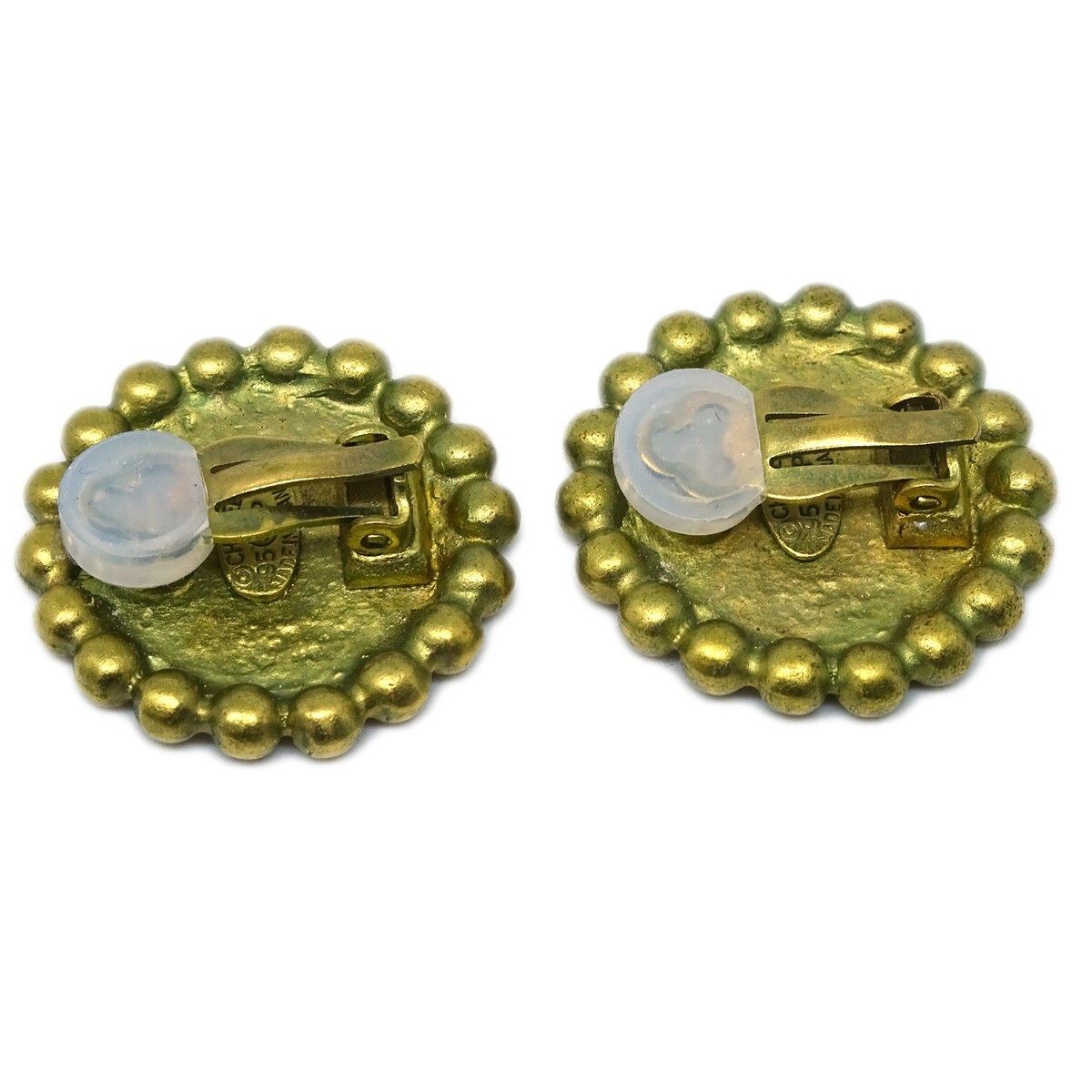 Chanel Chanel CC Button Clip-On Earrings Metal Size ONE SIZE - 3 Thumbnail