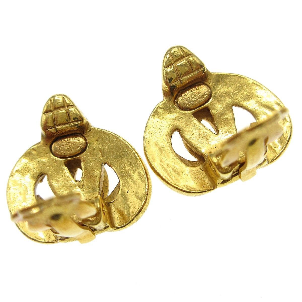 Chanel Chanel Vintage CC Heart Clip-On Metal Size ONE SIZE - 3 Thumbnail