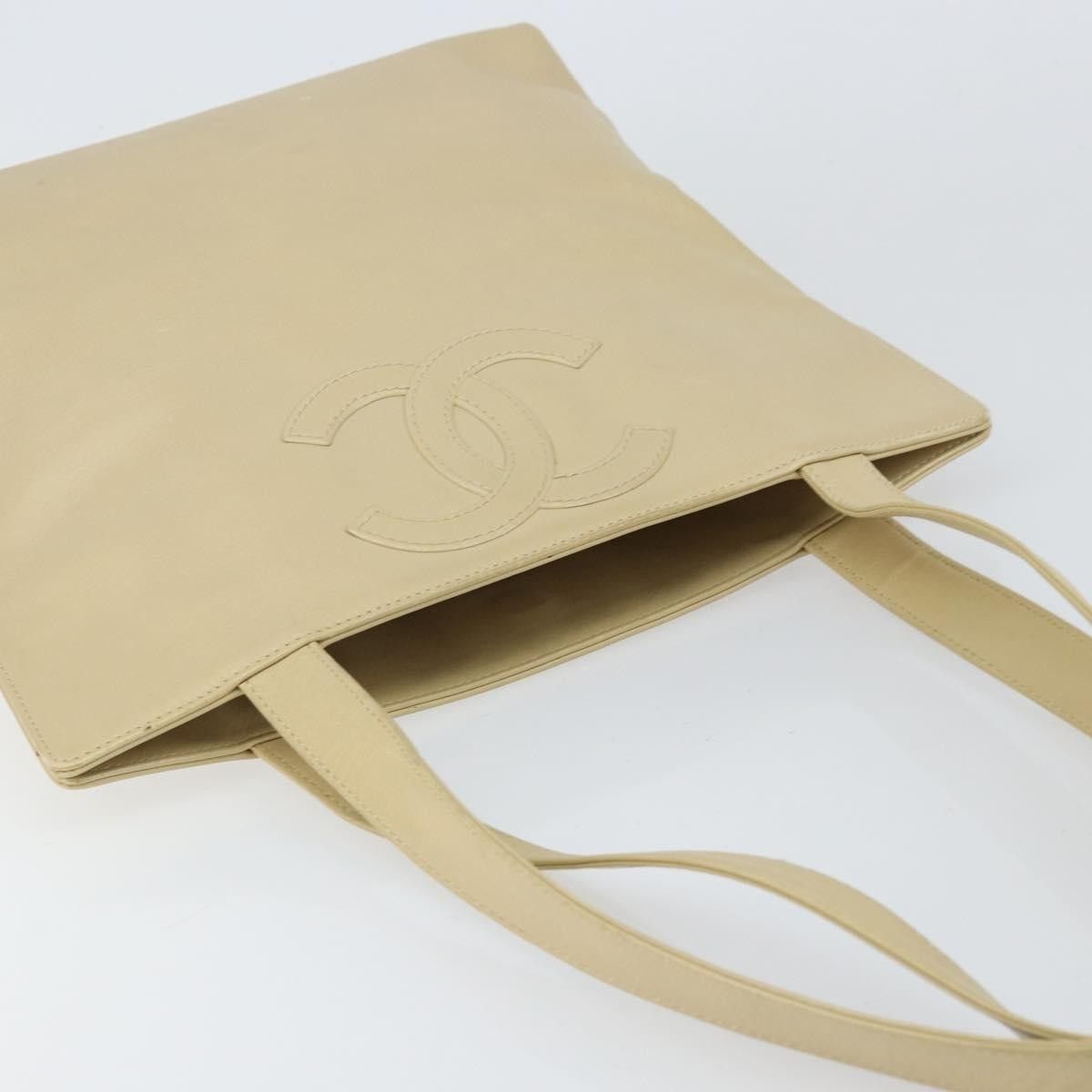 Chanel Chanel Vintage CC Logo Tote Leather Size ONE SIZE - 16 Thumbnail
