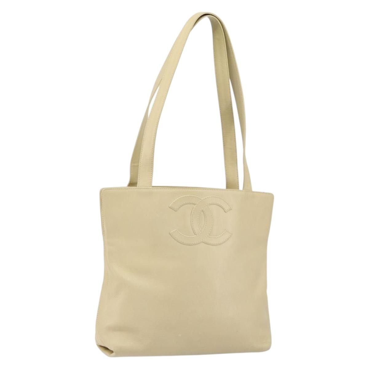 Chanel Chanel Vintage CC Logo Tote Leather Size ONE SIZE - 15 Thumbnail