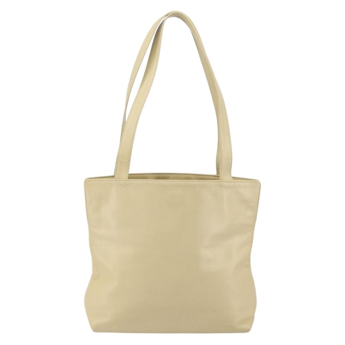 Chanel Chanel Vintage CC Logo Tote Leather Size ONE SIZE - 2 Thumbnail
