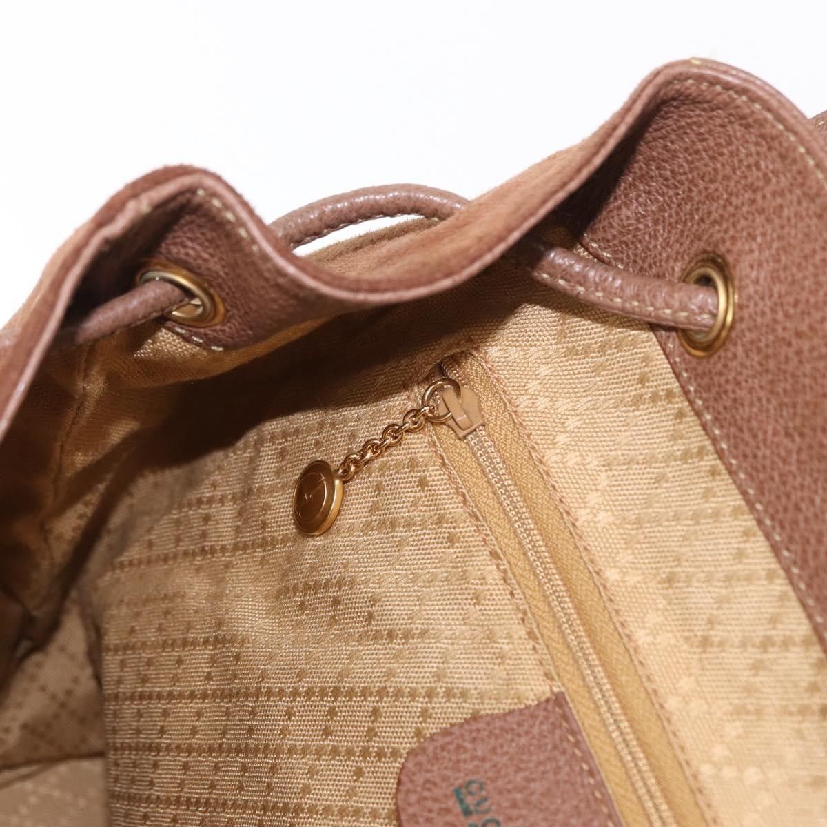 Gucci Gucci Vintage Bamboo Backpack Suede Size ONE SIZE - 24 Thumbnail