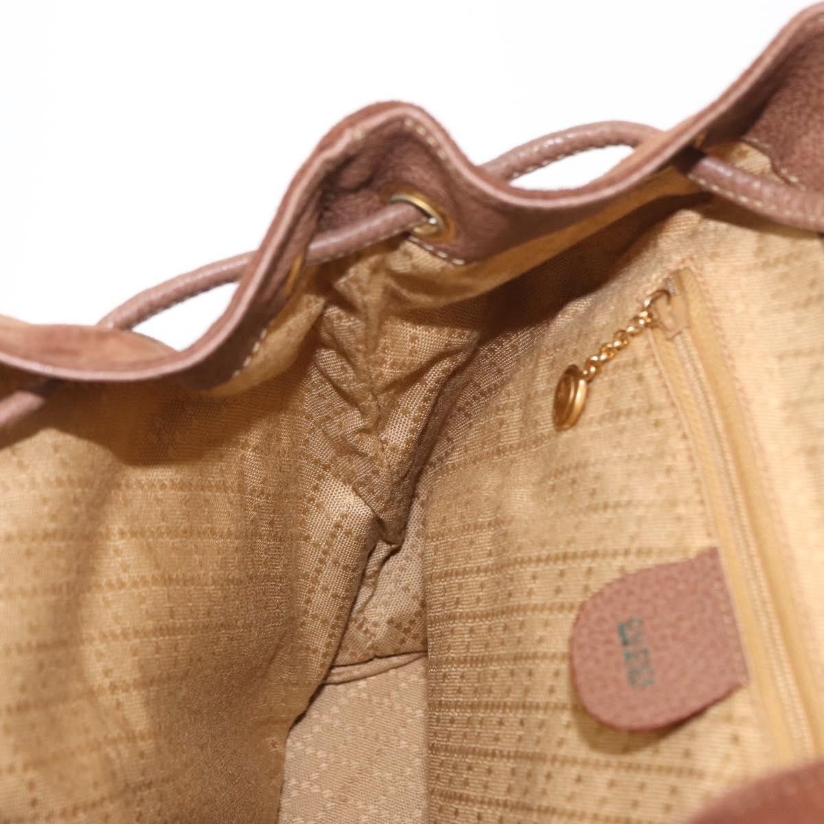 Gucci Gucci Vintage Bamboo Backpack Suede Size ONE SIZE - 23 Thumbnail