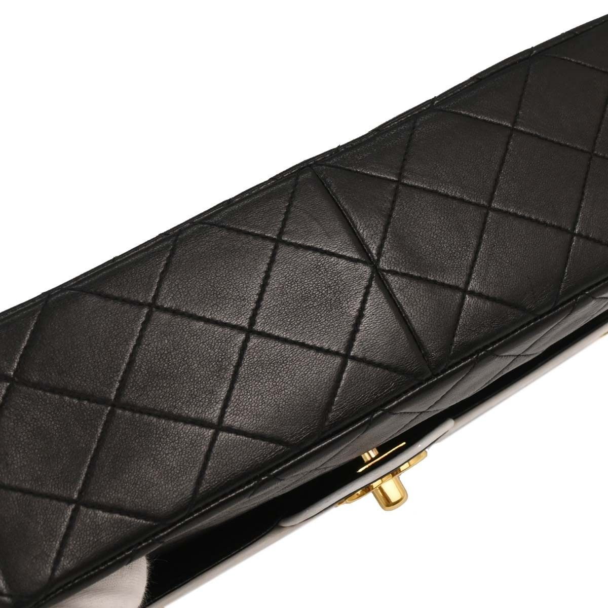 Chanel Chanel Vintage Square CC Flap Bag Quilted Lambskin Size ONE SIZE - 5 Thumbnail